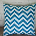 The Crystal - 18 X 18 Pillow Cover - Zig Zag In..